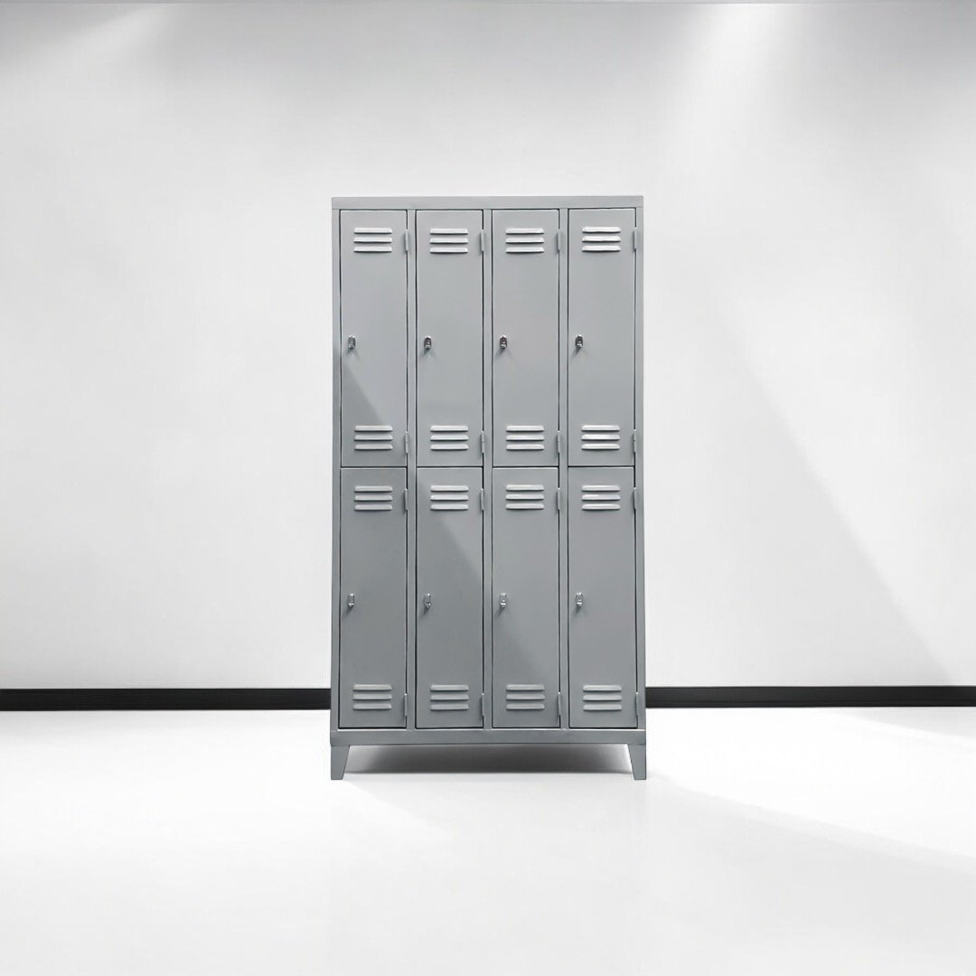 Guardarropas Metálico de Puertas Cortas Angostas