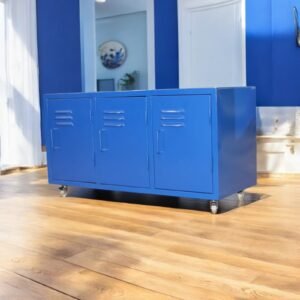 Mini Locker Metálico de Puertas Anchas