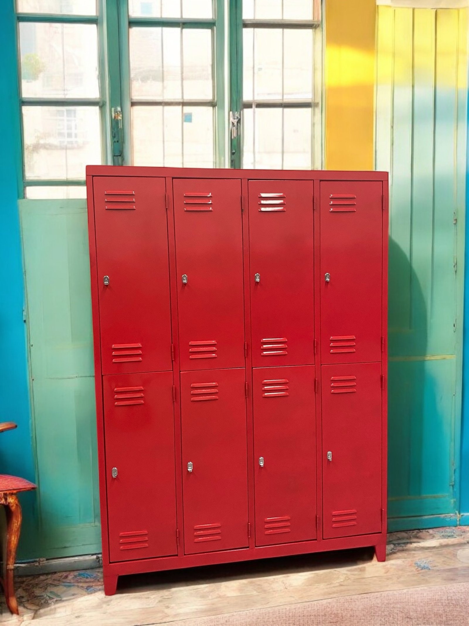 Guardarropas Metálicos de Puertas Cortas Anchas