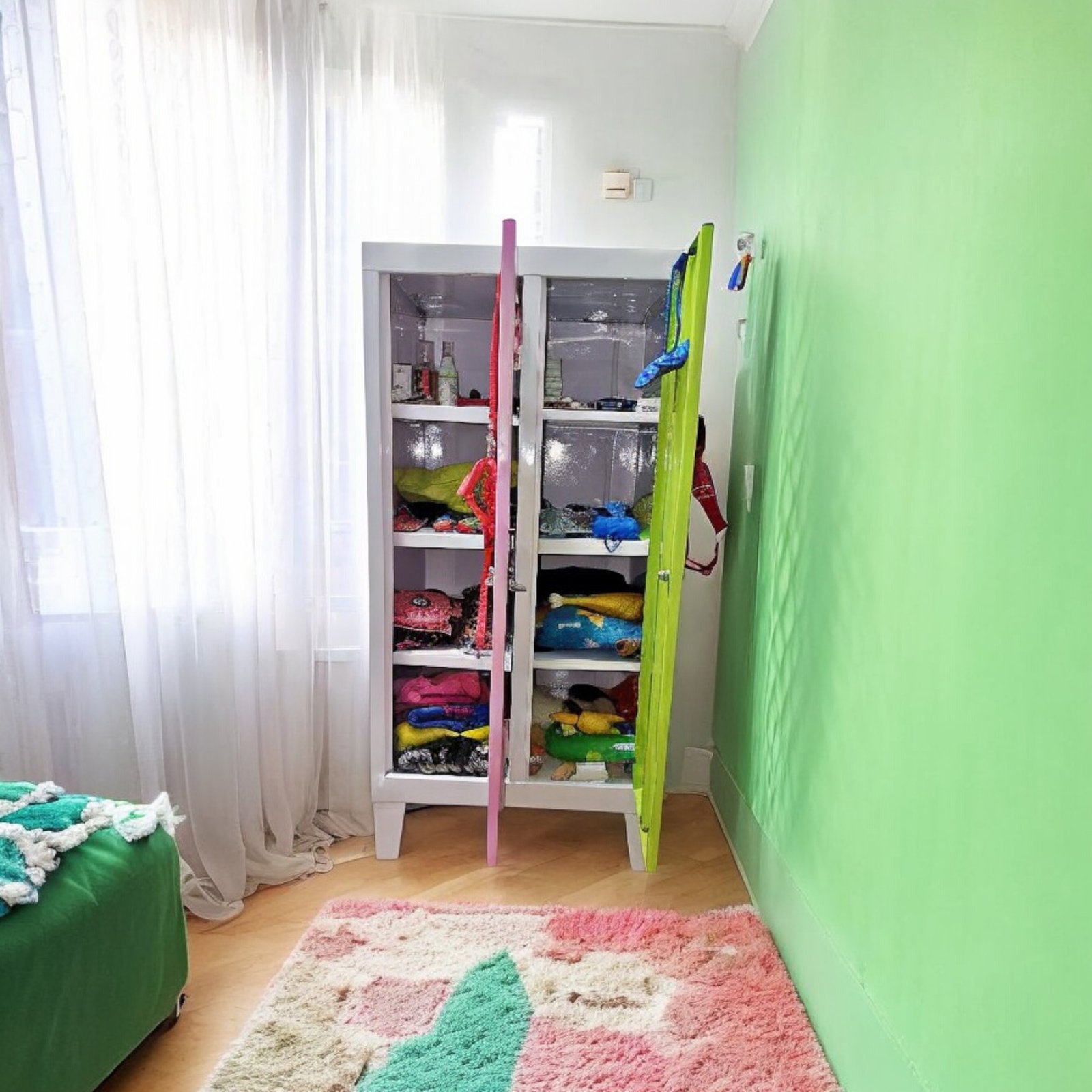 Mini Guardarropas de Puertas Angostas